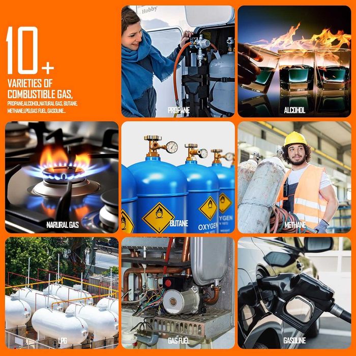 Преносим детектор за течове на газ  
TECHAMOR