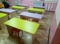 Доски школьные, парты, столы для детских центров развития