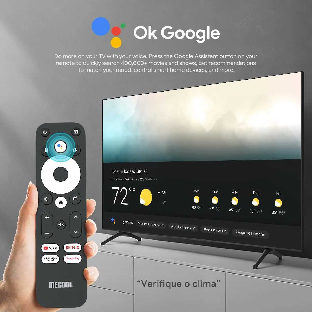 Google Certified Mecool KM2 plus TV box