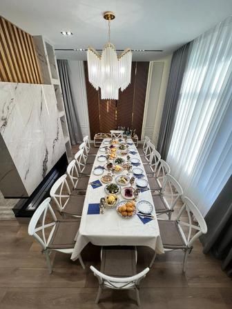 Аренда новых столов, стульев и посуды