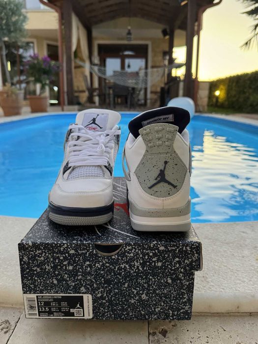 Jordan 4 Midnight Navy Мъжки Кецове 46 EUR + Кутия