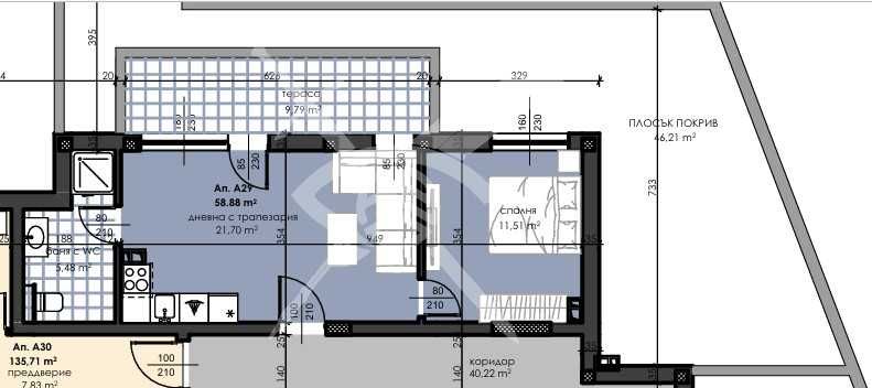 Продава се Двустаен апартамент в Асеновград - 59 кв.м за 1098 €/кв.м - Снимка #1