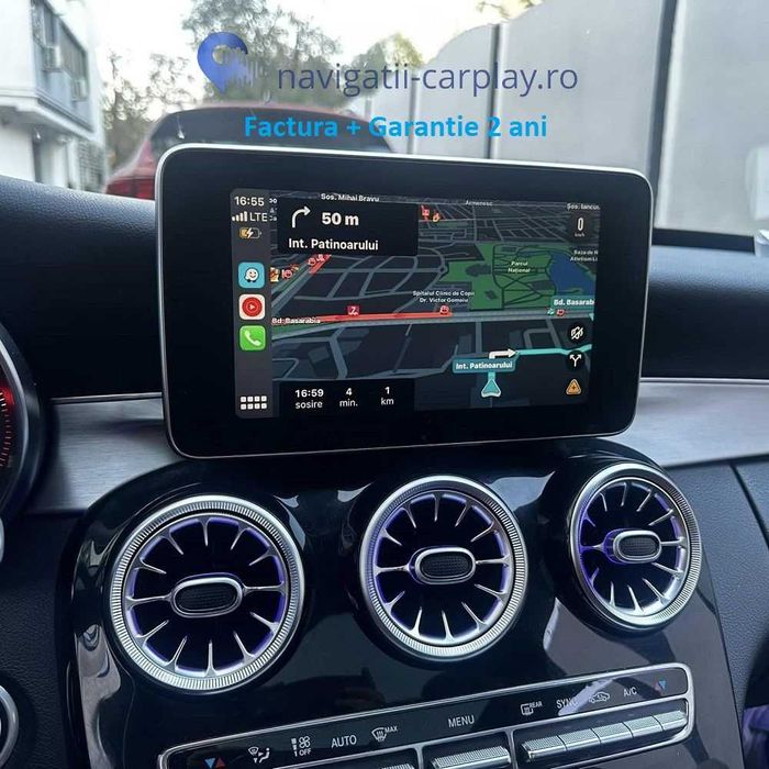 Apple Carplay & Android Auto Mercedes GLC x253 & C Class w205