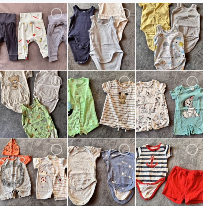 Лот бебешки дрехи от 0 до 3м