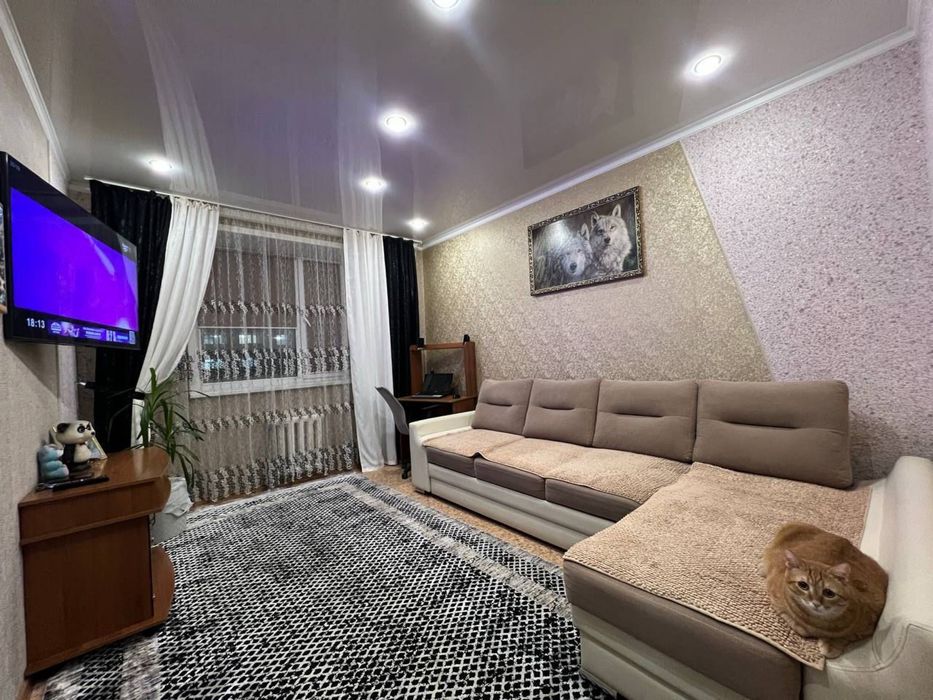 Продается уютная 1-комнатная квартира в мкрн Береке