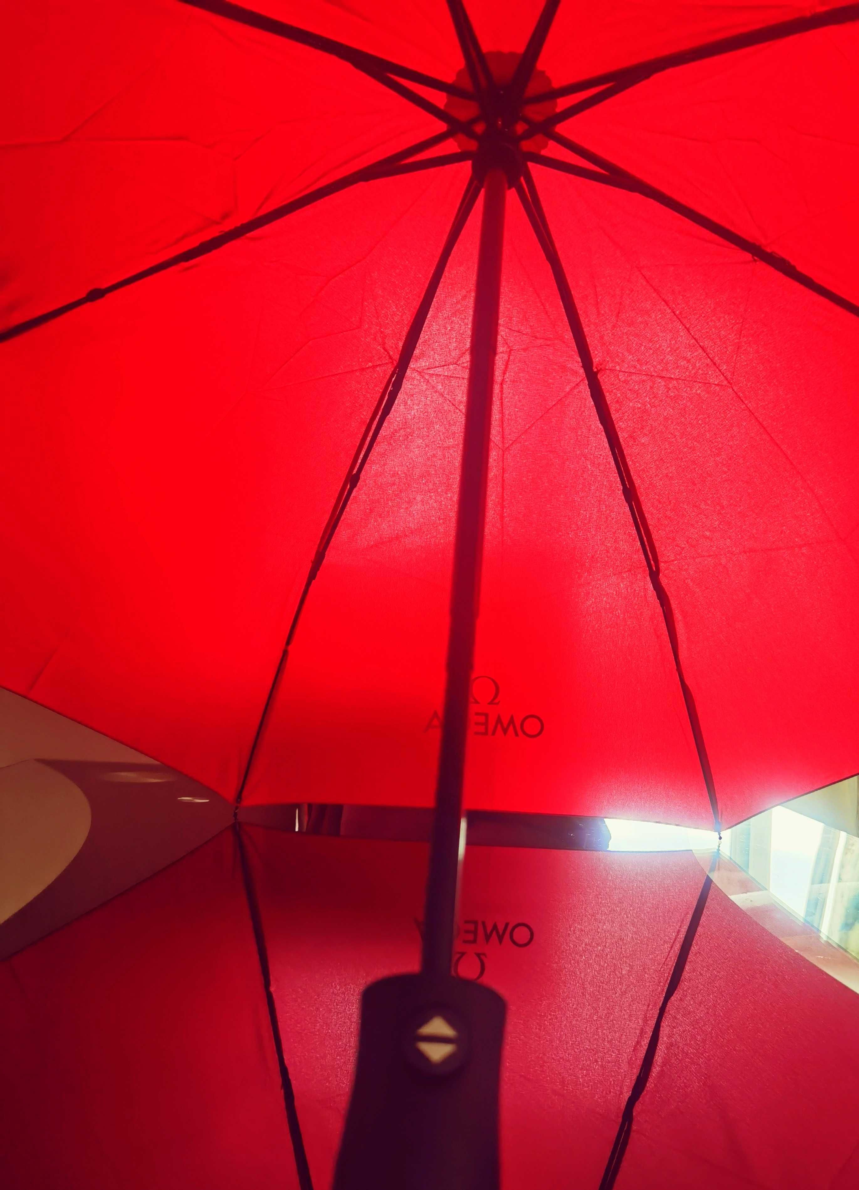 Ръчен сгъваем чадър Омега Ω / Manual folding umbrella Omega Ω