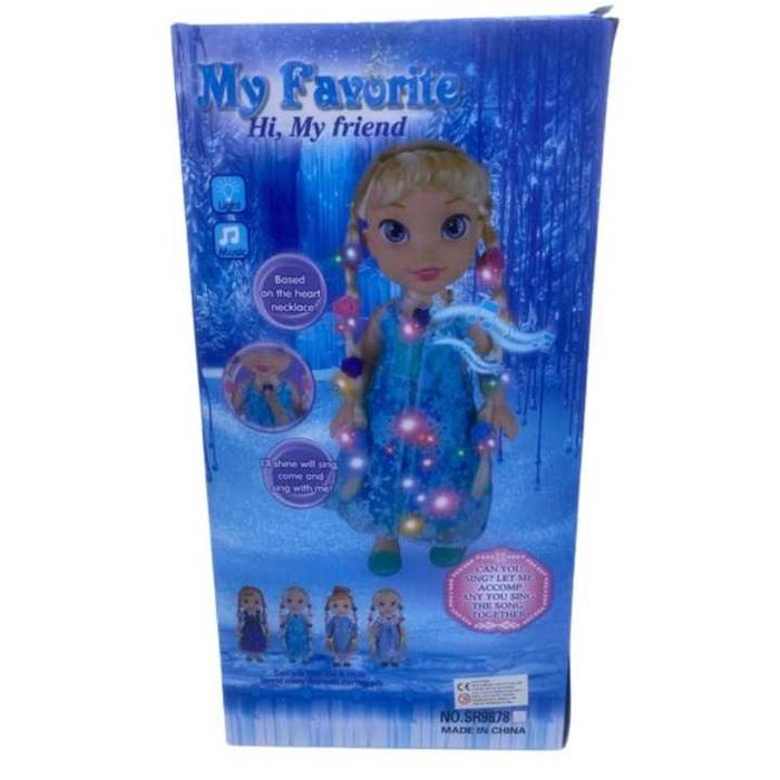 Кукла Елза с музика, Огледало и четка