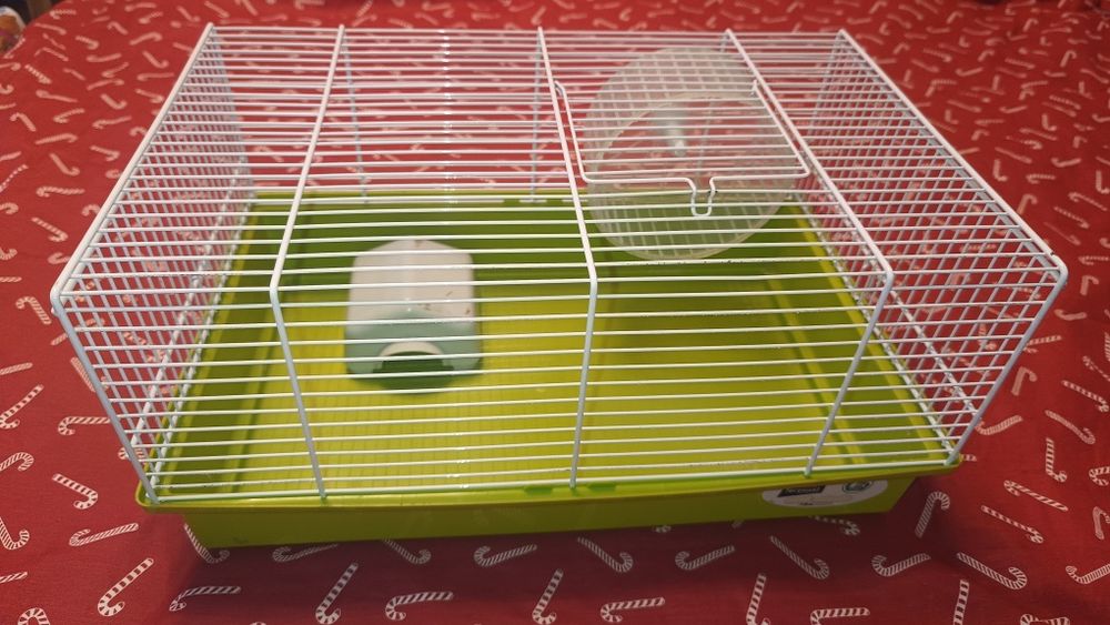 Cușcă hamsteri Ferplast+rotita+adăpost