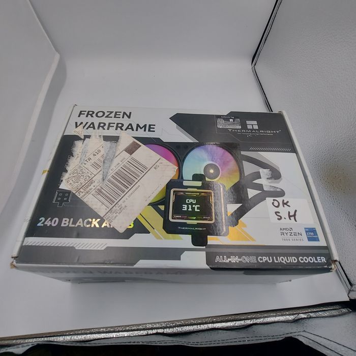 Cooler lichid cu displ Thermalright Warframe 240 black sh am5,1700 arg