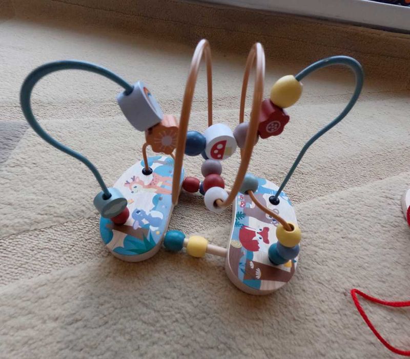 Jucarie bebe Smiki, Animale de padure, labirint intortocheat