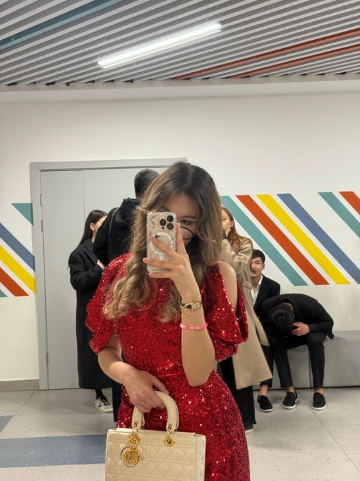 платье вечерное с пайеткой