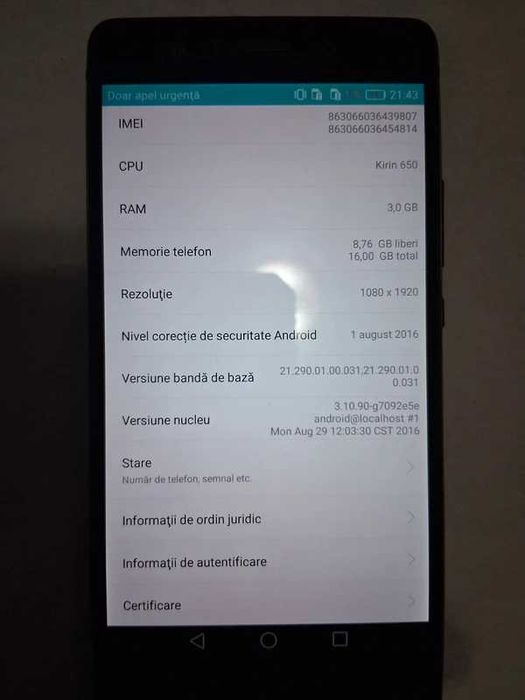 Huawei P9 Lite VNS L31
