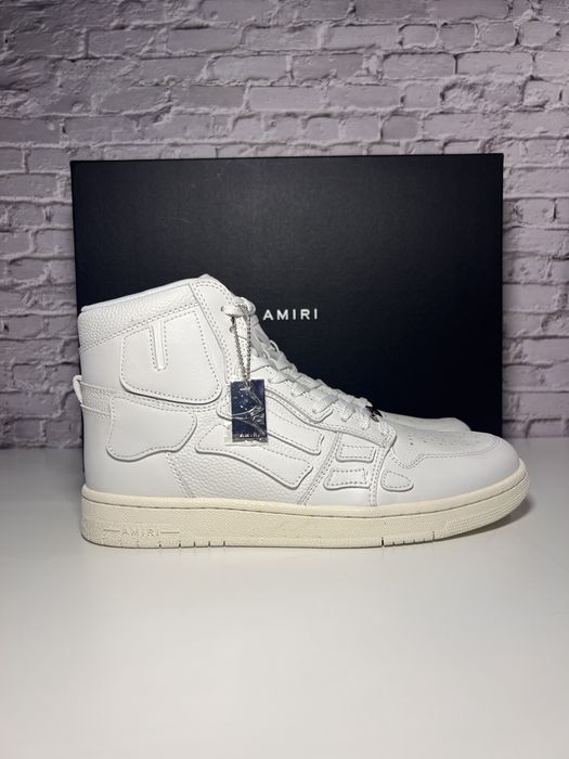 Amiri Skel Panelled High-Top Lace-up Sneakers | marimea 44 + cadou