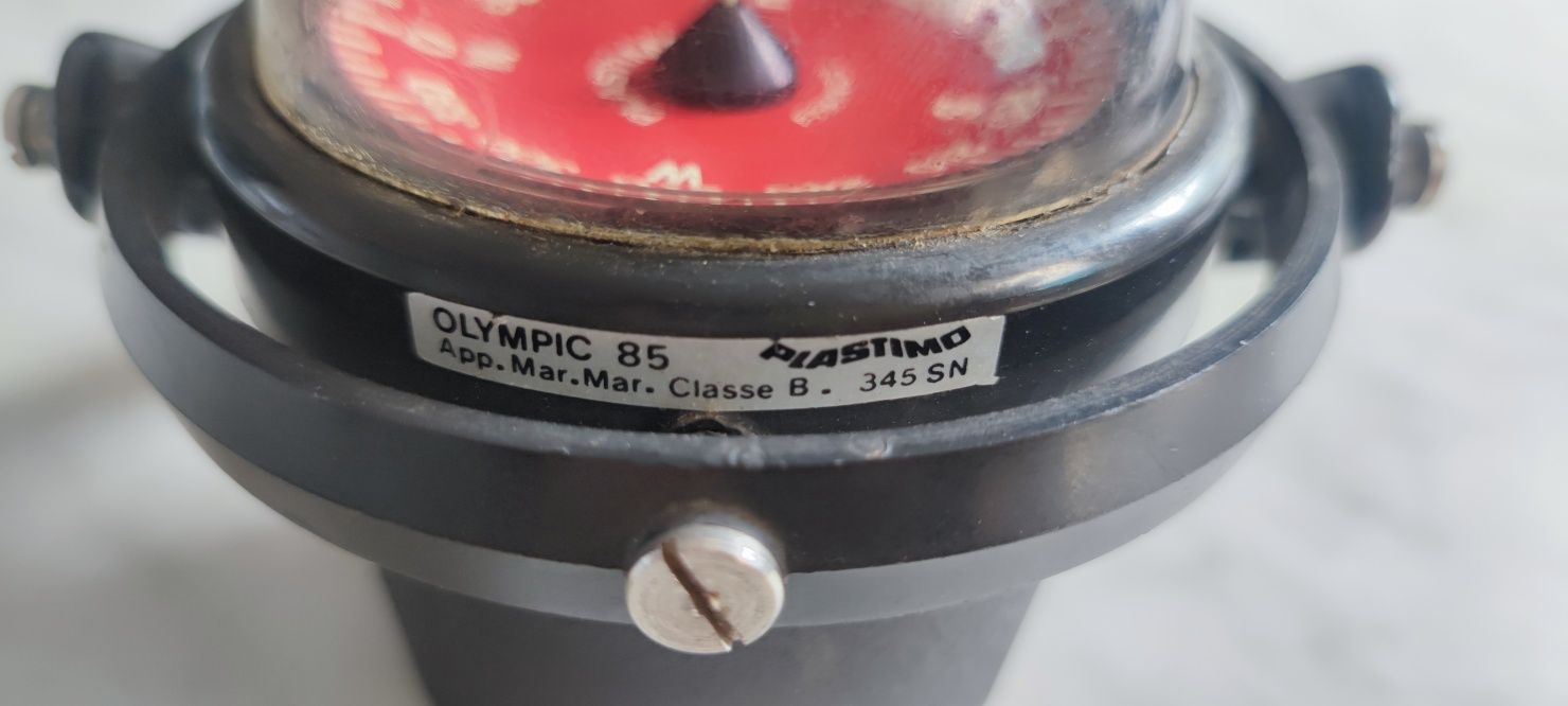 Busola, compas nautic vintage, Plastimo Olympic 85
