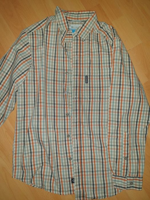 Vand camasa barbateasca cu patratele Columbia S