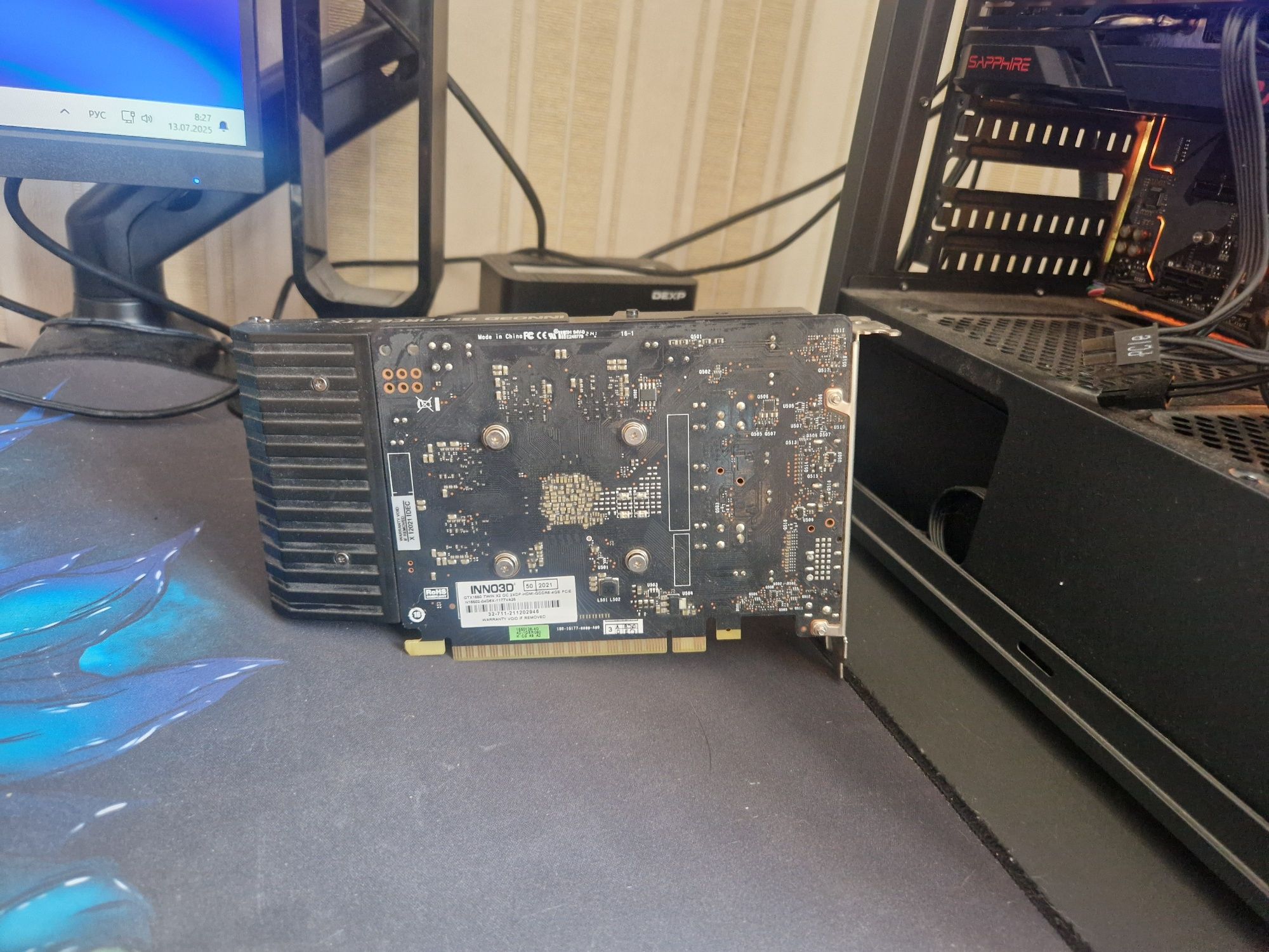 Gtx 1650 4gb ddr6 продам видеокарту