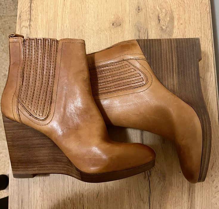 Боти естествена кожа Massimo Dutti