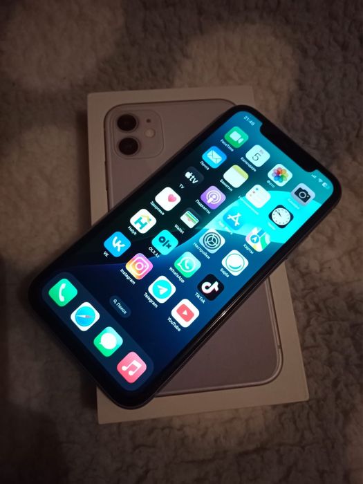 Iphone 11 в комплекте коробка и чехол