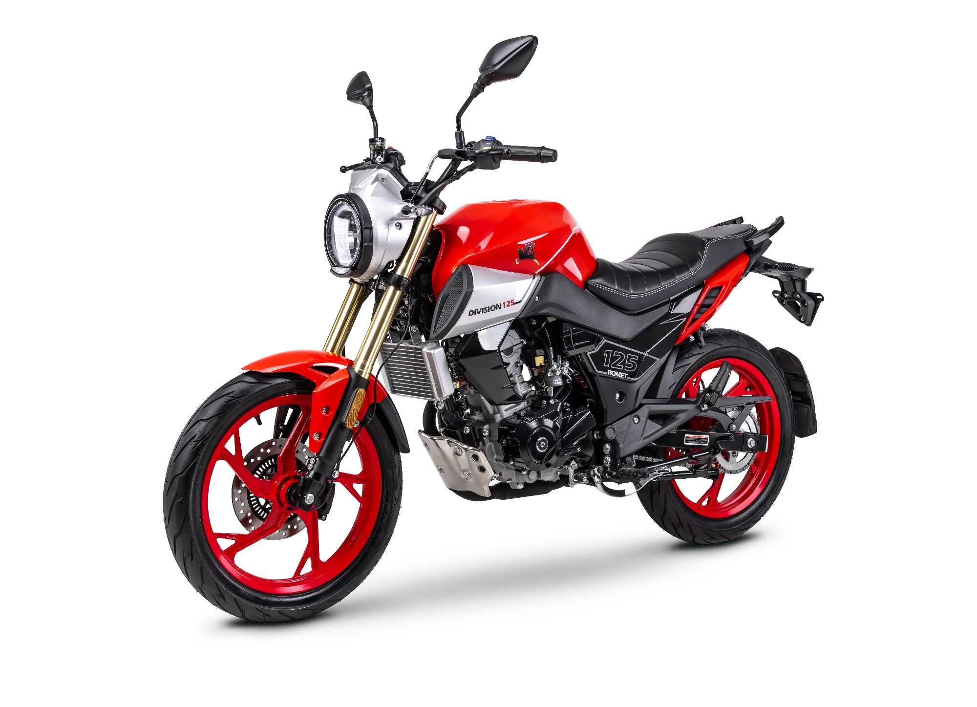Motocicleta Romet Division 125cm3 rosu