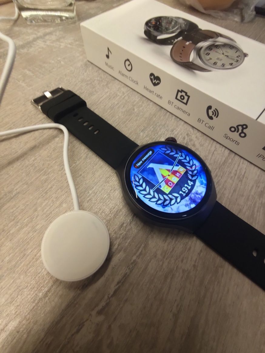 Часовник GT4 PRO Smart watch  - Steel/Black