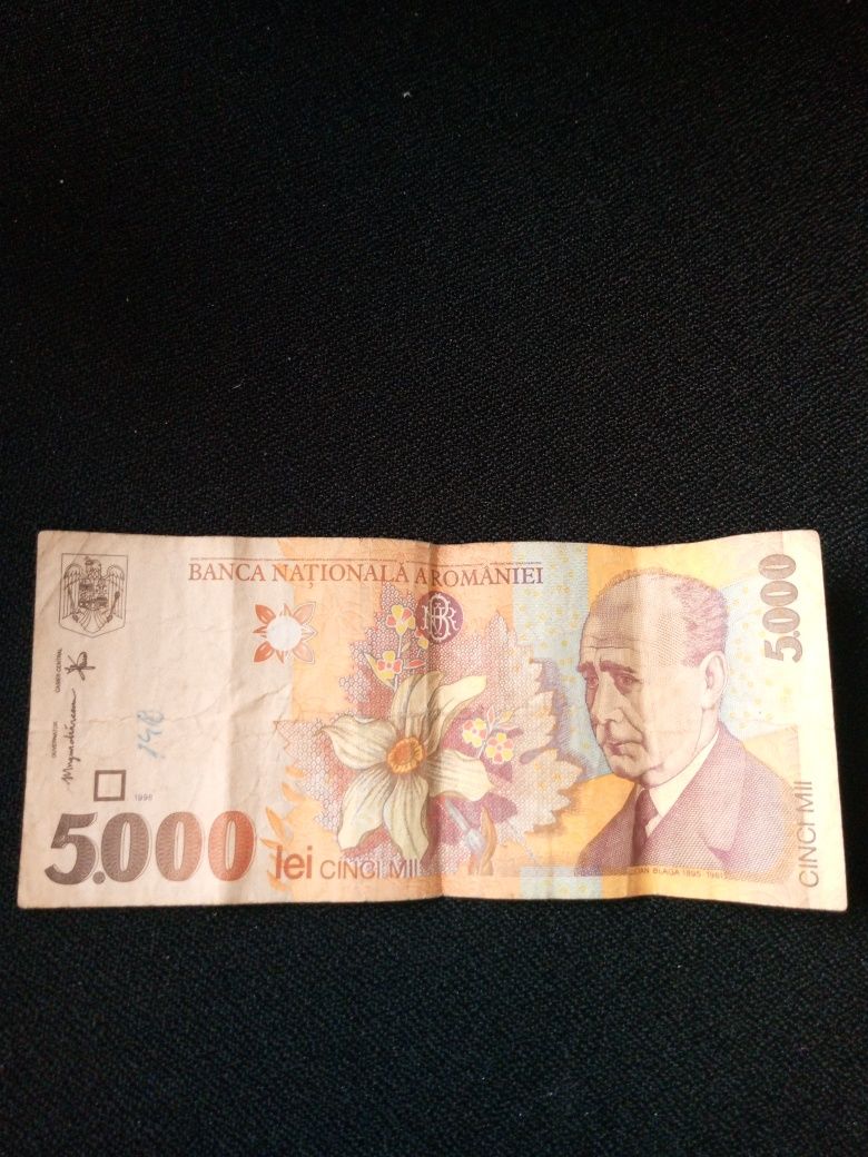 Bancnota de colecție 5000lei