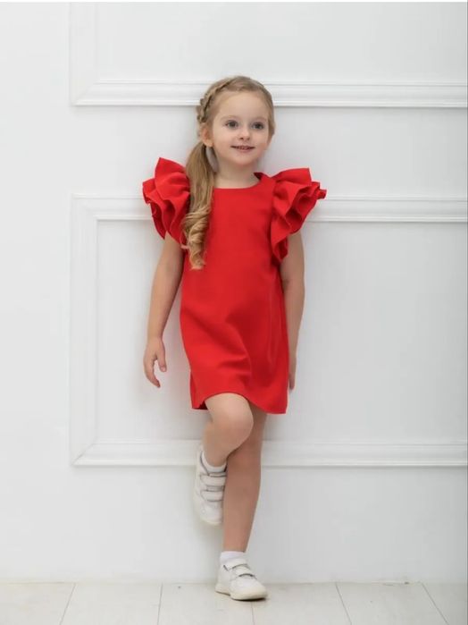 Красное платье на девочку