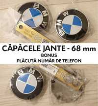 Capacele jante BMW NOI-68 mm- 10 picioruse Seria 1,2,3,4,5,6,7 + BONUS