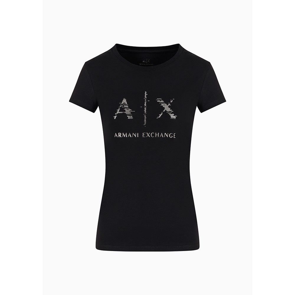 Дамска тениска Armani Exchange Short Sleeve T-shirt Black