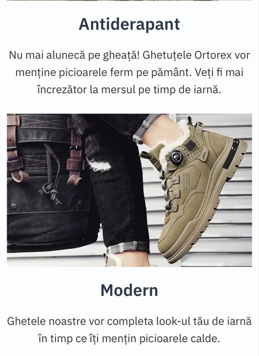 Bocanci Ortorex noi ,marimea 41 barbati