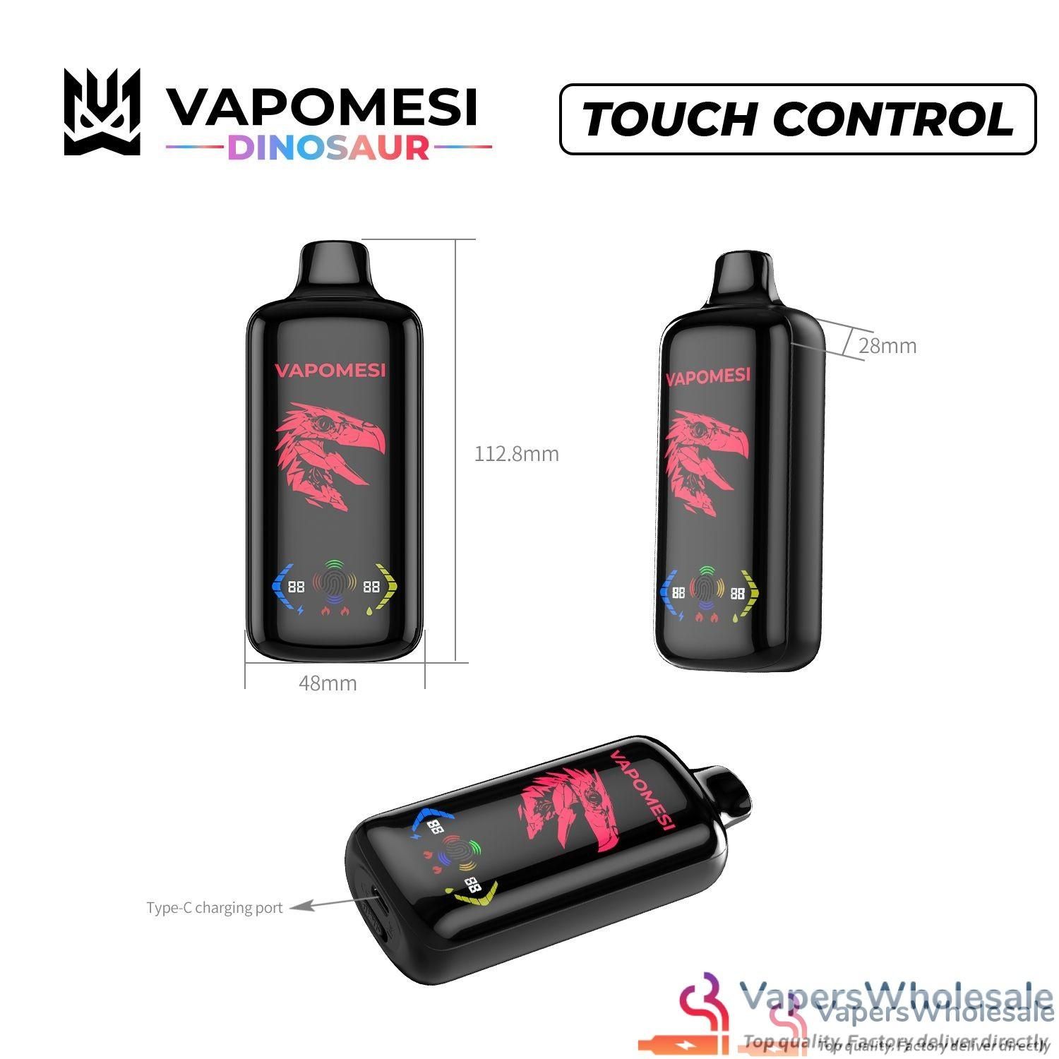 Promotie!! Vape 50.000 Puffs Display Touch Screen Reincarcabil