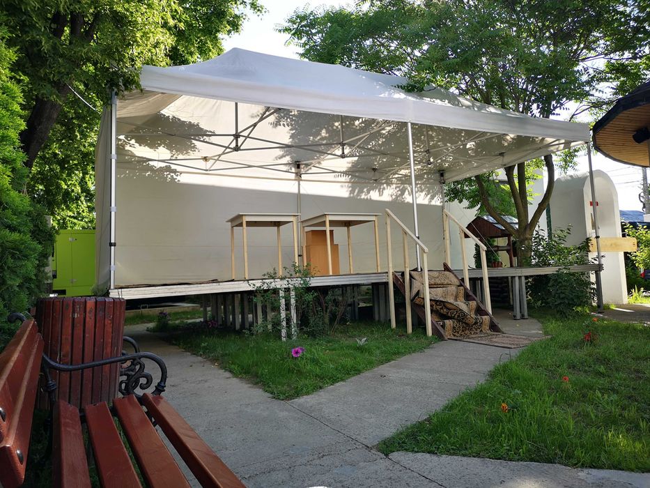 Inchiriere cort pavilion 6x3 si cort pavilion 8x4 m pentru nunti botez