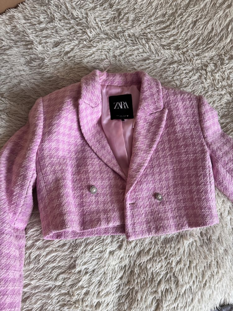 Пиждак Zara розовый