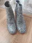 Botine piele șarpe