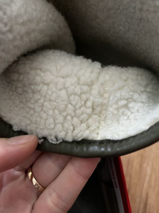 Cizme imblanite din piele intoarsa Esprit, masura 40
