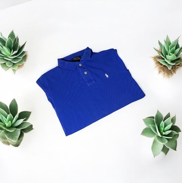 Polo Ralph Lauren Bright Blue Polo – Size M – Original