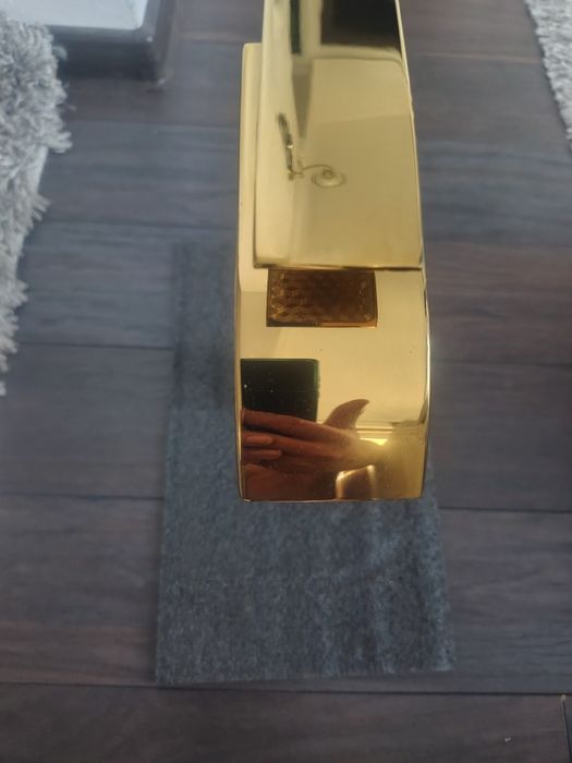 Baterie chiuveta negru/auriu Luxury