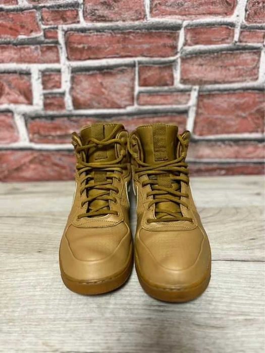 Ghete barbati Nike Court Borough Mid Winter AA0547-300 culoare mustar