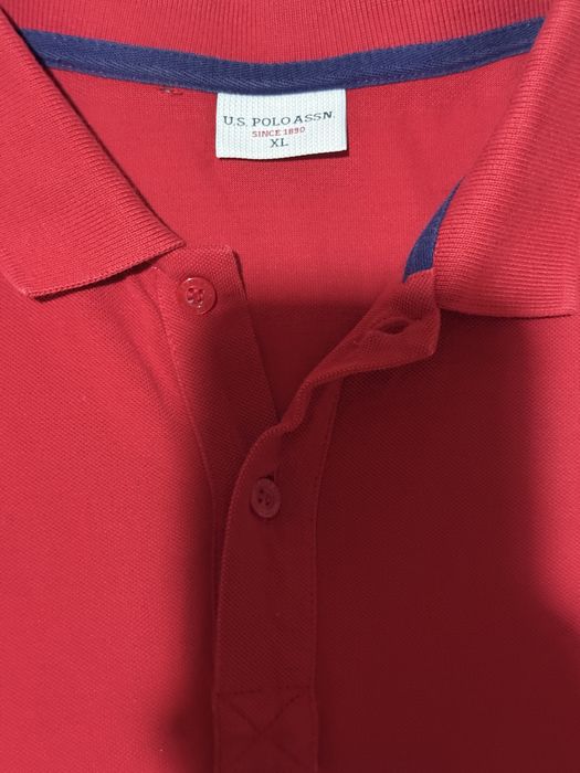Мъжка тениска с яка U.S. Polo Assn.