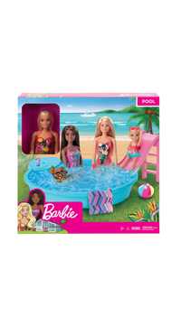 Set de joacă Barbie - Păpusșă cu pișcină și accesorii