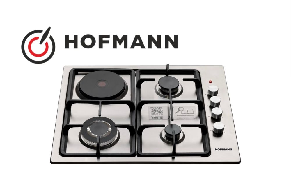 HOFMANN 4в1 Холодильник Вытяжка Духовой шкаф Варочная Панель Доставка