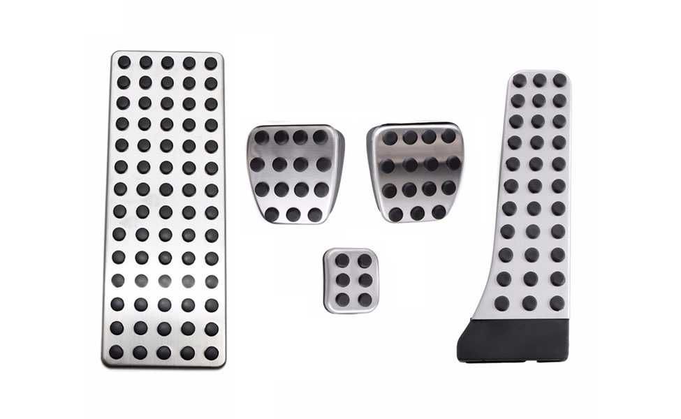 Ornamente INOX pedale AMG - Mercedes C, E, S, CLS, SLK, GLK, GLC, GLE