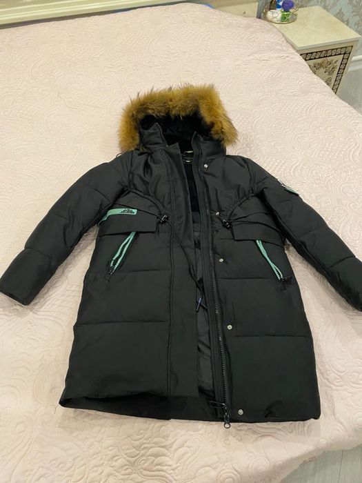 Пуховик зимний на девочку 12-14лет