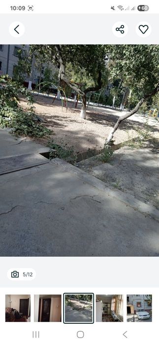 3 хонали 4 хона килинган квартира сотилади