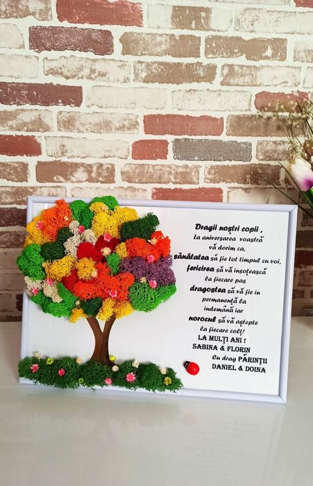 Tablouri decorate cu licheni!