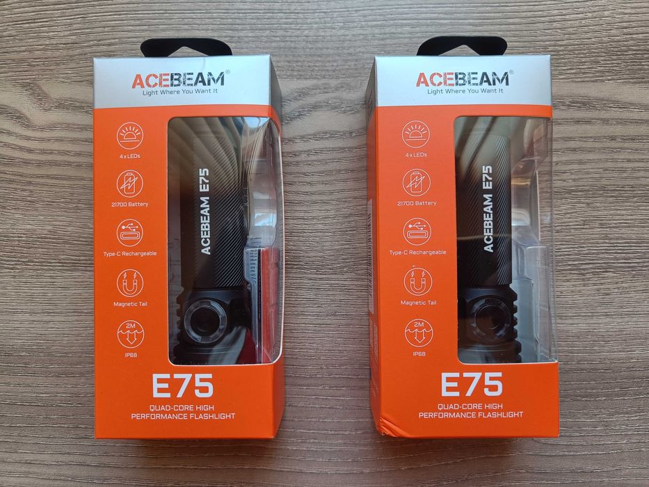 EDC фенер Acebeam E75