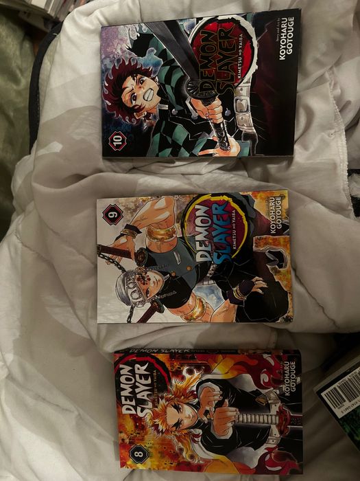 seria demon slayer vol 1-10 (fara vol 6)
