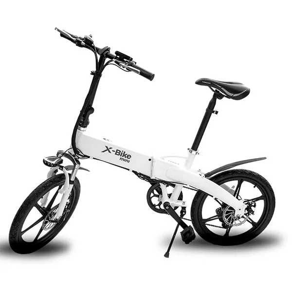 Bicicleta  Electrica EVOLIO X-BIKE Mini, Pliabila, 20 inch, alb