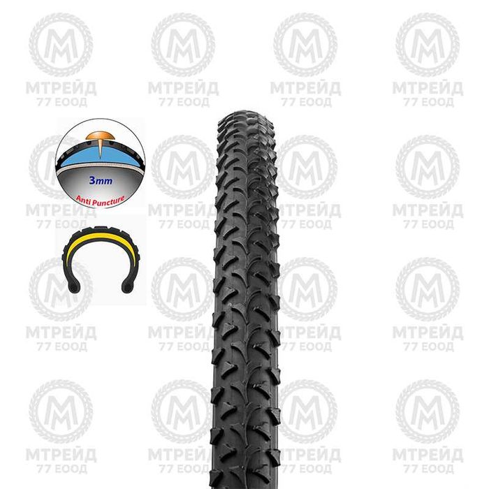 Въшна вело гума WRANGLER (24x1.95) (26x1.95), Защита от спукване - 3mm