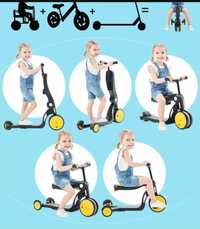 Trotineta tricicleta pliabila pentru copii
