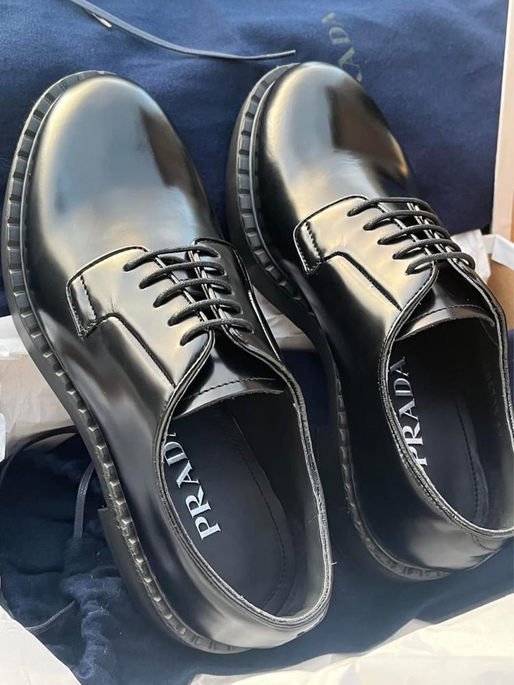 Mocasini Prada Derby Oxford, nr 37